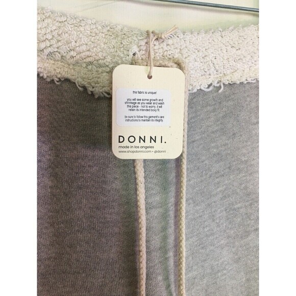 Donni. French Terry Poodle Shorts Size Small Gray Anthropologie Athleisure $149 - Picture 9 of 10
